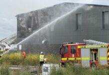 Eight fire crews tackle big blaze at Highbridge business unit